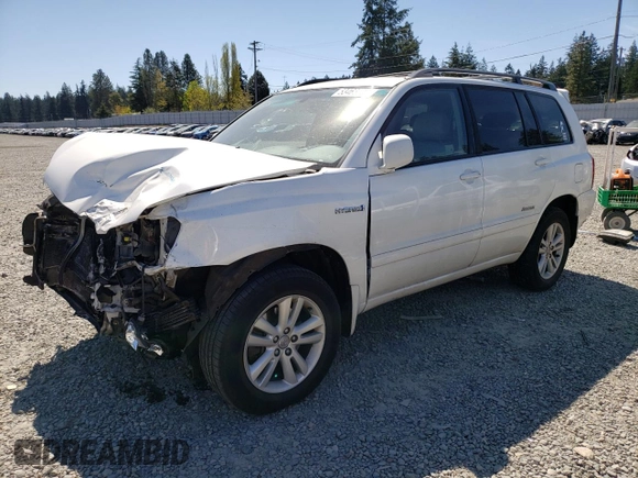 2007 Toyota Highlander w/3rd Row z VIN JTEEW21A270043459, wystawiony jako Copart lot #53465235 z przebiegiem 225 036 mil mil oraz Szkoda całkowita • Salvage title. Historia ofert i sprzedaży dostępna na DreamBid. Obrazek 1.