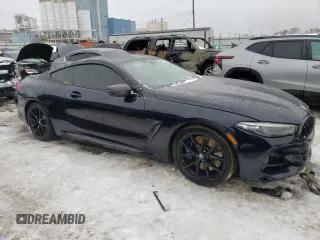 2019 BMW 8 Series M850i xDrive with VIN WBABC4C54KBU96021, listed as a Copart auction lot 82682333 with 0 mi miles. Bid and sale history available at carsss.com. Image 4.