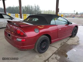 2002 Mitsubishi Eclipse GT with VIN 4A3AE85H92E055455, listed as a IAAI auction lot 42014844 with 192,031 mi miles. Bid and sale history available at carsss.com. Image 4.