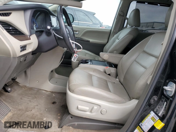 2015 Toyota Sienna Ltd with VIN 5TDDK3DC6FS124667, listed as a Copart auction lot 52009895 with 190,738 mi miles and Clean Title. Bid and sale history available at carsss.com. Image 7.