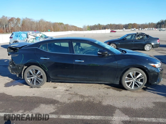2020 Nissan Maxima SV with VIN 1N4AA6CV0LC371891, listed as a IAAI auction lot 40829323 with 90,339 mi miles. Bid and sale history available at carsss.com. Image 14.