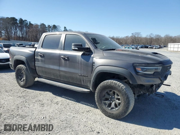 2021 Ram 1500 with VIN NCS107300, listed as a Copart auction lot 44147135 with 25,120 mi miles and Salvage title. Bid and sale history available at DreamBid. Image 4.