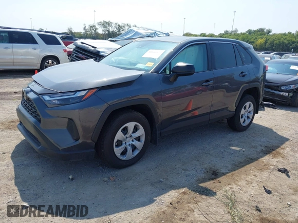 2024 Toyota RAV4 LE with VIN 2T3H1RFV2RW331629, listed as a IAAI auction lot 40160971 with 318 mi miles. Bid and sale history available at carsss.com. Image 2.