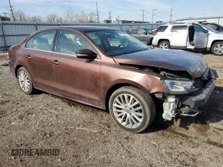 2016 Volkswagen Jetta SEL with VIN 3VWL17AJ7GM355374, listed as a Copart auction lot 53787675 with 182,432 mi miles and Salvage title. Bid and sale history available at DreamBid. Image 4.