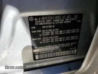 2000 Mercedes-Benz M 320/430/500 with VIN 4JGAB72E3YA172993, listed as a Copart auction lot 47051815 with 112,355 mi miles and Salvage title. Bid and sale history available at DreamBid. Image 15.
