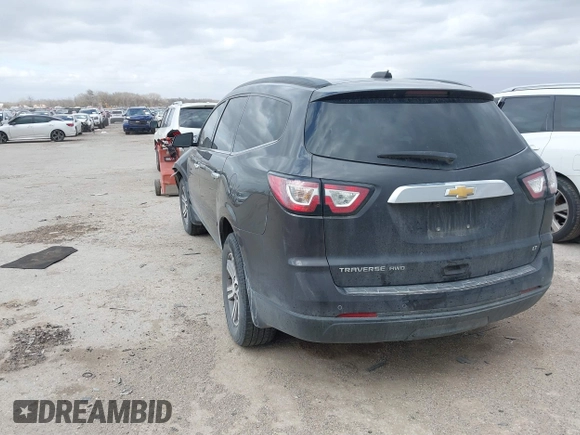 2017 Chevrolet Traverse LT with VIN 1GNKVGKD3HJ116437, listed as a IAAI auction lot 41715427 with 234,557 mi miles and . Bid and sale history available at DreamBid. Image 3.