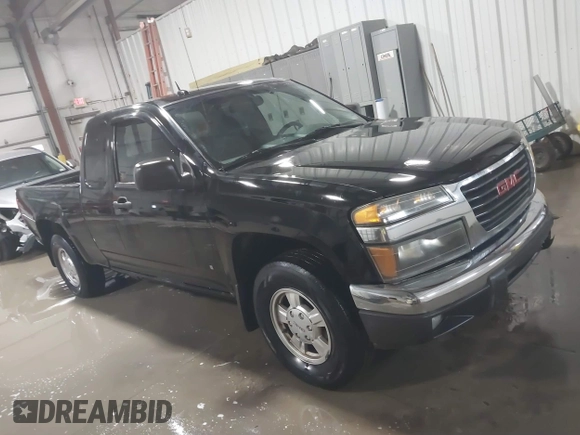 2008 GMC Canyon SL with VIN 1GTCS19EX88122292, listed as a IAAI auction lot 41599345 with 208,318 mi miles. Bid and sale history available at carsss.com. Image 1.