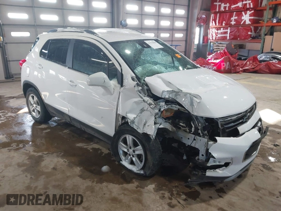 2020 Chevrolet Trax LT with VIN 3GNCJLSB2LL225514, listed as a IAAI auction lot 41579860 with 100,580 mi miles and . Bid and sale history available at DreamBid. Image 1.