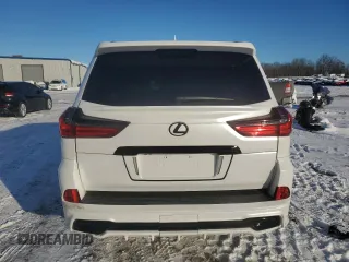 2018 Lexus LX with VIN JTJHY7AXXJ4266097, listed as a Copart auction lot 88210345 with 72,244 mi miles and Salvage Title. Bid and sale history available at carsss.com. Image 6.