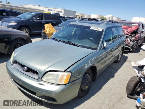 2004 Subaru Legacy L with VIN 4S3BH625147306022, listed as a Copart auction lot 61554914 with 154,173 mi miles and Salvage title. Bid and sale history available at DreamBid. Image 1.