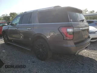 2019 Ford Expedition Max Limited z VIN 1FMJK2AT9KEA20977, wystawiony jako Copart lot #56198015 z przebiegiem 104 093 mil mil oraz Szkoda całkowita • Salvage title. Historia ofert i sprzedaży dostępna na DreamBid. Obrazek 2.