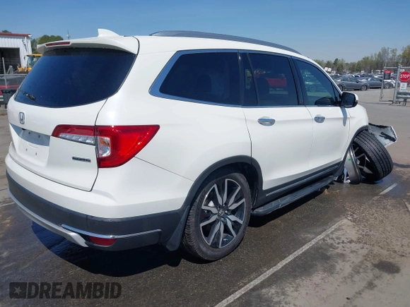 2019 Honda Pilot Touring 8-Passenger z VIN 5FNYF5H93KB021978, wystawiony jako IAAI lot #41915333 z przebiegiem 82 676 mil mil oraz . Historia ofert i sprzedaży dostępna na DreamBid. Obrazek 4.