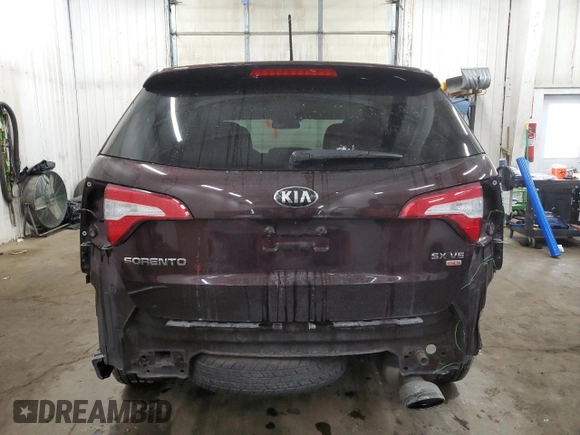 2014 Kia Sorento SX Limited with VIN 5XYKW4A75EG485912, listed as a Copart auction lot 43151875 with 63,054 mi miles and Salvage Title. Bid and sale history available at carsss.com. Image 6.
