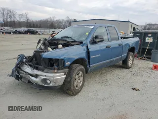 2004 Dodge 1500 SLT with VIN 1D7HU18D44S540097, listed as a Copart auction lot 46309075 with 130,005 mi miles and Salvage Title. Bid and sale history available at carsss.com. Image 1.