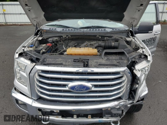 2017 Ford F-150 XL with VIN 1FTFX1EF0HFA55923, listed as a Copart auction lot 59979025 with 128,620 mi miles and Salvage title. Bid and sale history available at DreamBid. Image 11.