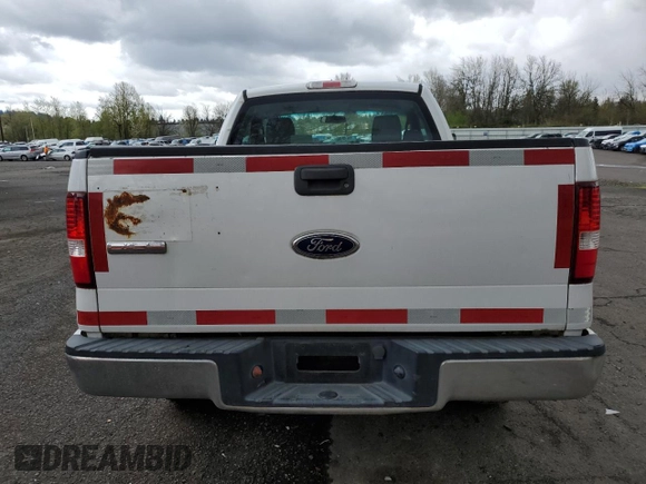 2005 Ford F-150 XL with VIN 1FTRF14W25NA51777, listed as a Copart auction lot 52041495 with 178,440 mi miles and Salvage title. Bid and sale history available at DreamBid. Image 6.