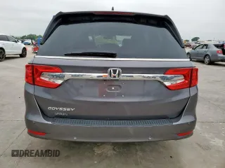 2019 Honda Odyssey EX-L with VIN 5FNRL6H74KB069409, listed as a Copart auction lot 55493135 with 38,451 mi miles and Salvage Title. Bid and sale history available at carsss.com. Image 6.