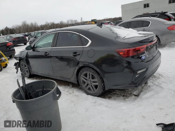 2021 Kia Forte EX with VIN 3KPF54AD2ME336444, listed as a Copart auction lot 88734225 with 76,017 mi miles and Salvage Title. Bid and sale history available at DreamBid. Image 2.