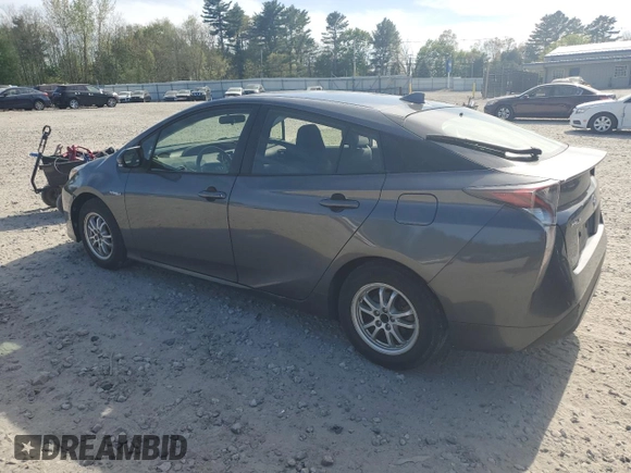 2016 Toyota Prius Two with VIN JTDKBRFU3G3011729, listed as a Copart auction lot 55292675 with 51,929 mi miles and Salvage Title. Bid and sale history available at DreamBid. Image 2.
