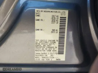 2016 Nissan Altima 2.5 S with VIN 1N4AL3AP8GC139770, listed as a IAAI auction lot 41750812 with 116,717 mi miles. Bid and sale history available at carsss.com. Image 9.