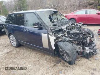 2018 Land Rover Range Rover HSE z VIN SALGS2SV9JA510154, wystawiony jako IAAI lot #41950878 z przebiegiem 84 000 mil mil oraz . Historia ofert i sprzedaży dostępna na DreamBid. Obrazek 1.