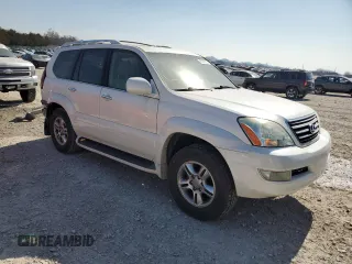 2008 Lexus GX 470 with VIN JTJBT20XX80156418, listed as a Copart auction lot 48252155 with 164,977 mi miles and Salvage Title. Bid and sale history available at DreamBid. Image 4.