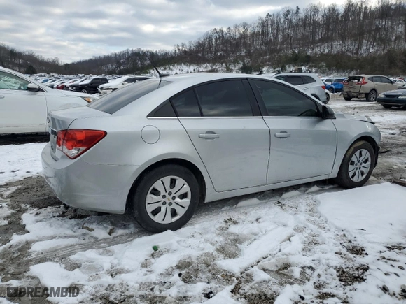 2012 Chevrolet Cruze LS with VIN 1G1PC5SH3C7317748, listed as a Copart auction lot 44415485 with 116,386 mi miles and Salvage Title. Bid and sale history available at carsss.com. Image 3.