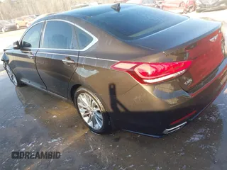2017 Genesis G80 3.8L с VIN KMHGN4JE5HU203886, выставлен на аукционе IAAI как лот 41493496 с пробегом 59 242 миль миль и . История ставок и продаж доступна на DreamBid. Изображение 3.
