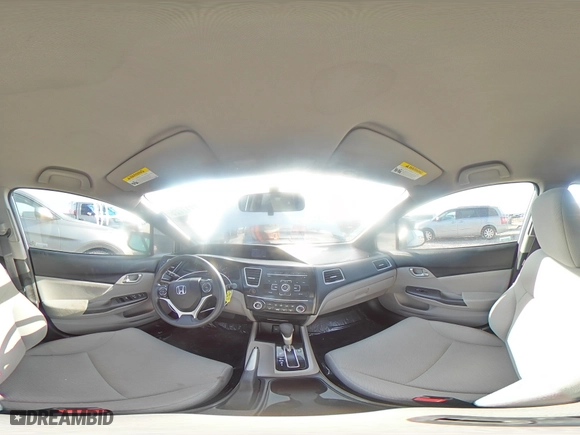 2013 Honda Civic Sdn LX with VIN 2HGFB2F58DH569958, listed as a Copart auction lot 52217725 with 62,921 mi miles and Salvage Title. Bid and sale history available at carsss.com. Image 13.