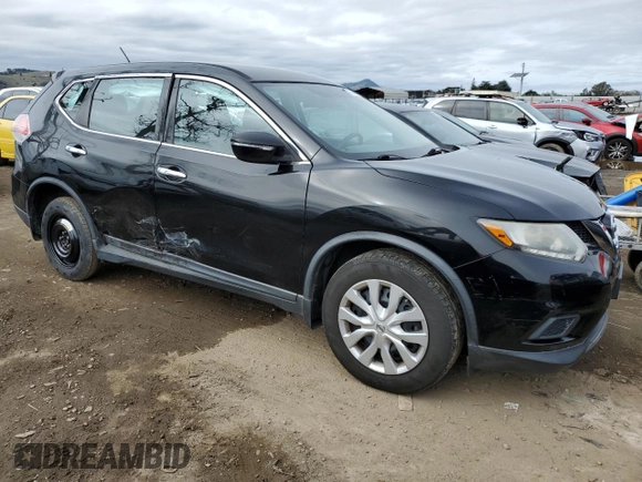 2015 Nissan Rogue SV with VIN KNMAT2MT7FP537914, listed as a Copart auction lot 45238945 with 144,236 mi miles and Salvage Title. Bid and sale history available at DreamBid. Image 4.