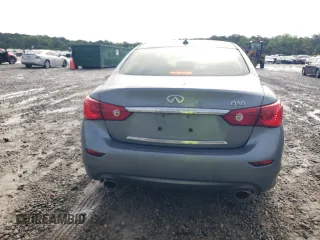 2014 Infiniti Q50 Sport with VIN JN1BV7AP0EM674540, listed as a Copart auction lot 56385455 with 130,362 mi miles and Salvage title. Bid and sale history available at DreamBid. Image 6.
