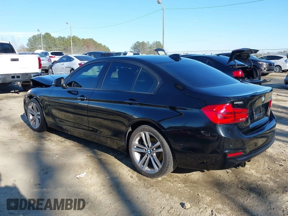 2016 BMW 3 Series 328i with VIN WBA8E9G52GNU28995, listed as a IAAI auction lot 41662201 with 86,381 mi miles. Bid and sale history available at carsss.com. Image 3.