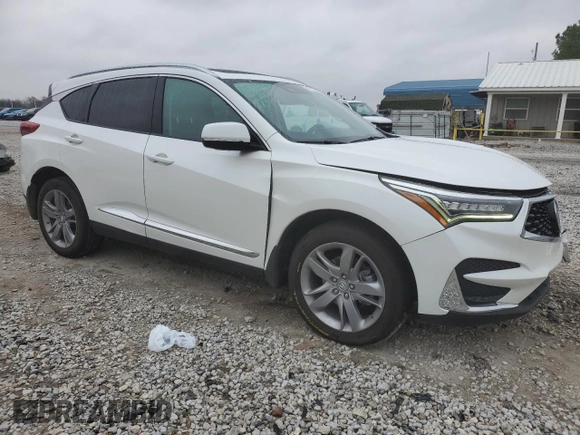 2020 Acura RDX Advance with VIN 5J8TC2H7XLL022755, listed as a Copart auction lot 81921734 with 112,489 mi miles and Salvage title. Bid and sale history available at DreamBid. Image 4.