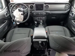 2022 Jeep Wrangler Unlimited Willys with VIN 1C4HJXDM6NW135462, listed as a Copart auction lot 53467564 with 22,028 mi miles and Non Repairable. Bid and sale history available at DreamBid. Image 8.