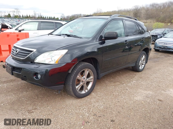 2006 Lexus RX 400h with VIN JTJHW31U362005952, listed as a IAAI auction lot 42098776 with 198,065 mi miles and . Bid and sale history available at DreamBid. Image 2.