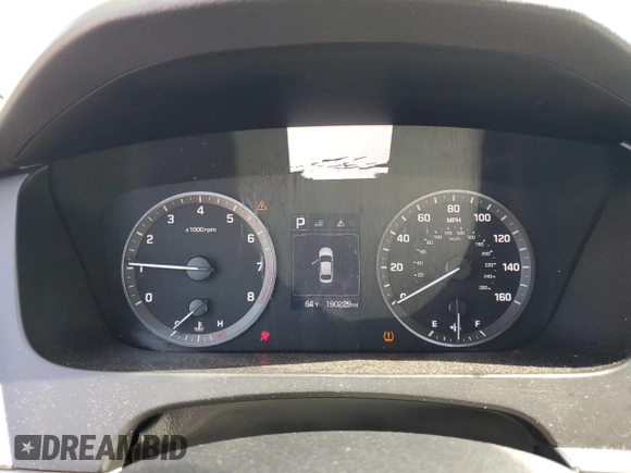 2016 Hyundai Sonata SE z VIN 5NPE24AF9GH275762, wystawiony jako Copart lot #57659225 z przebiegiem 190 229 mil mil oraz Szkoda całkowita • Salvage title. Historia ofert i sprzedaży dostępna na DreamBid. Obrazek 9.