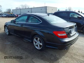 2012 Mercedes-Benz C-Class C 250 with VIN WDDGJ4HB4CF743051, listed as a IAAI auction lot 41765592 with 159,574 mi miles. Bid and sale history available at carsss.com. Image 3.