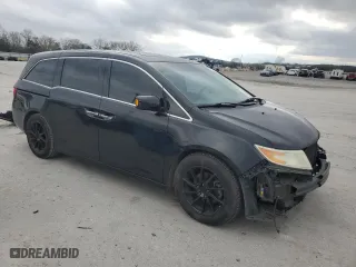 2013 Honda Odyssey Touring with VIN 5FNRL5H91DB020909, listed as a Copart auction lot 51062805 with 198,206 mi miles and Salvage Title. Bid and sale history available at carsss.com. Image 4.