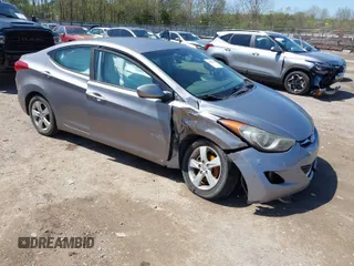 2012 Hyundai Elantra Limited with VIN KMHDH4AE1CU409385, listed as a IAAI auction lot 41985078 with 108,561 mi miles. Bid and sale history available at carsss.com. Image 1.