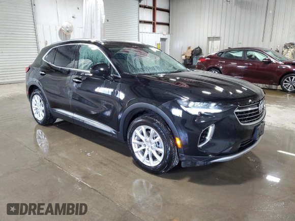 2021 Buick Envision Preferred with VIN LRBFZMR49MD086080, listed as a Copart auction lot 89330415 with 34,431 mi miles and Salvage Title. Bid and sale history available at carsss.com. Image 4.