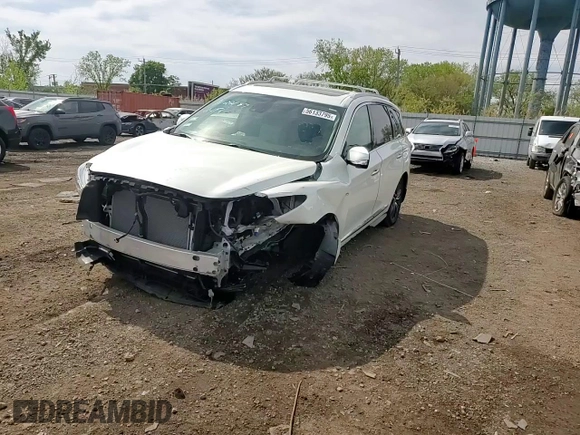 2020 Infiniti QX60 Signature Edition with VIN 5N1DL0MM2LC548361, listed as a Copart auction lot 56133795 with 27,806 mi miles and Salvage title. Bid and sale history available at DreamBid. Image 14.