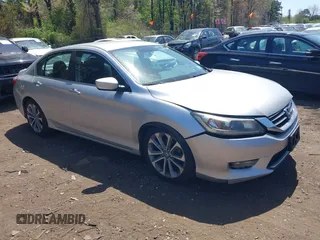 2015 Honda Accord Sport with VIN 1HGCR2F52FA029201, listed as a IAAI auction lot 42135014 with 203,855 mi miles and . Bid and sale history available at DreamBid. Image 1.