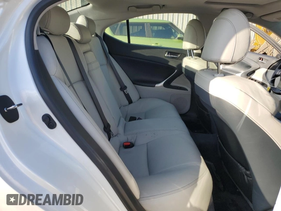 2011 Lexus IS 350 with VIN JTHBE5C24B5028165, listed as a Copart auction lot 85697574 with 76,306 mi miles and Salvage Title. Bid and sale history available at carsss.com. Image 10.