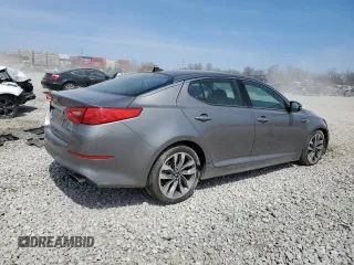 2014 Kia Optima SXL Turbo with VIN 5XXGR4A67EG342002, listed as a Copart auction lot 53374335 with 210,810 mi miles and Salvage title. Bid and sale history available at DreamBid. Image 3.