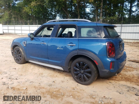 2022 MINI Countryman Cooper S with VIN WMZ83BR0XN3N36968, listed as a Copart auction lot 74230314 with Not provided miles and Salvage title. Bid and sale history available at DreamBid. Image 2.