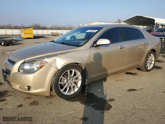 2008 Chevrolet Malibu LTZ with VIN 1G1ZK57758F165139, listed as a Copart auction lot 41909665 with 139,751 mi miles and Clean Title. Bid and sale history available at carsss.com. Image 1.