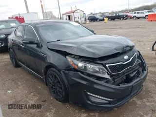 2013 Kia Optima SX with VIN 5XXGR4A65DG218034, listed as a IAAI auction lot 42027756 with 100,285 mi miles and . Bid and sale history available at DreamBid. Image 1.