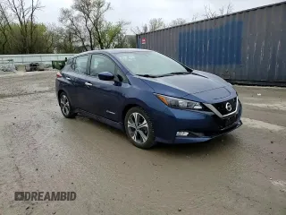 2018 Nissan LEAF S with VIN 1N4AZ1CPXJC307996, listed as a Copart auction lot 55135345 with 73,770 mi miles and Clean Title. Bid and sale history available at DreamBid. Image 13.