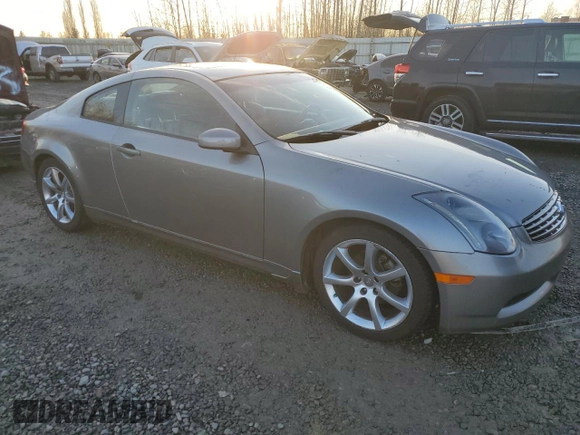 2004 Infiniti G35 Coupe w/Leather with VIN JNKCV54E14M813765, listed as a Copart auction lot 84535054 with 153,617 mi miles and Clean Title. Bid and sale history available at carsss.com. Image 4.