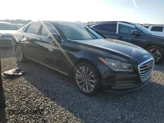 2016 Hyundai Genesis 3.8L with VIN KMHGN4JE8GU107099, listed as a Copart auction lot 73823554 with 0 mi miles and Salvage Title. Bid and sale history available at carsss.com. Image 4.